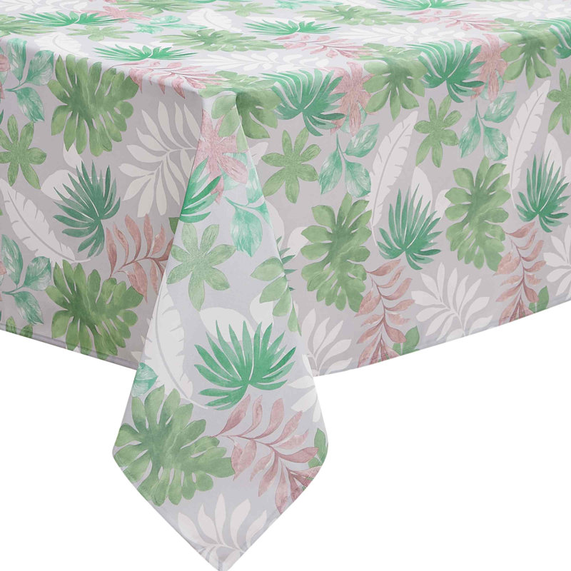 Izod Cove Palm Tablecloth, 102" L x 60" W