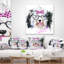 Chien mignon avec des lunettes en forme de cœur - coussin imprimé animal-30745545-30745549