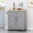 Modern Functional Kitchen Cart with Manufactured Wood Top,Storage Cart with Drawer-2004029713
