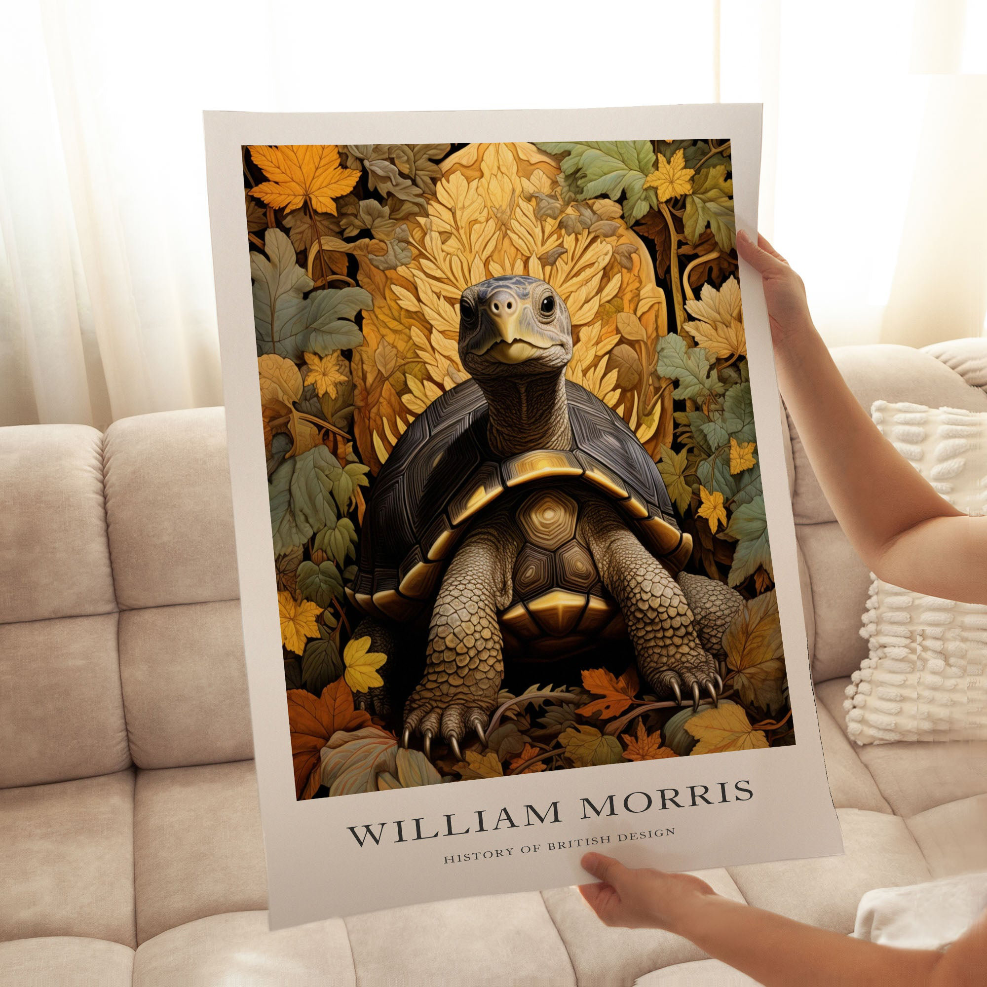 Bay Isle Home™ Animals William Morris Turtle Cottage Unframed Art Print ...
