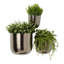 Ensemble de pots à fleurs en fer 3 pièces Magdalena-1540247048