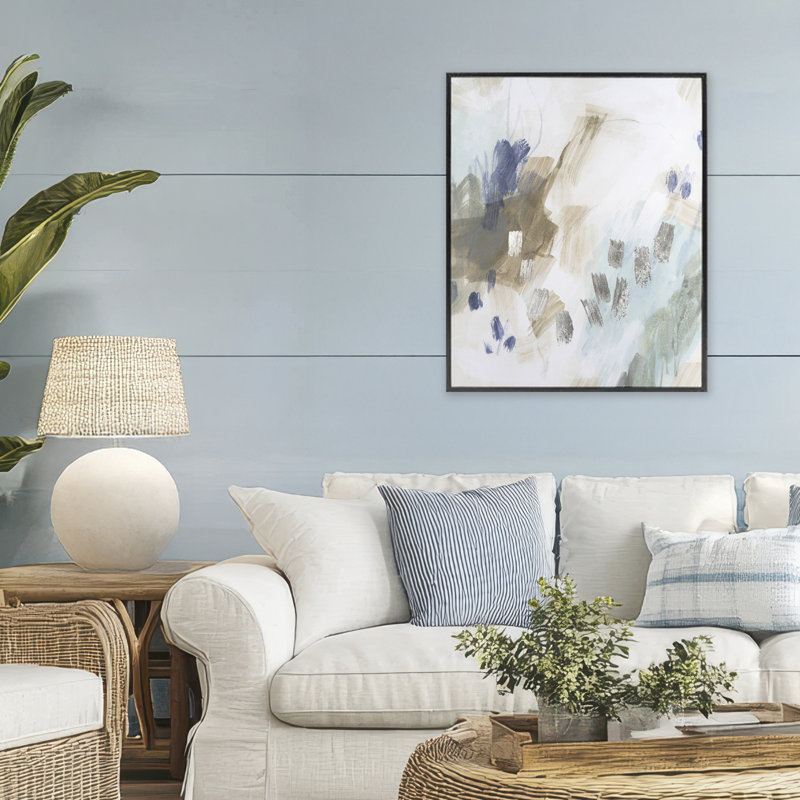 «Crystalline Plaster Abstract Design», giclée par June Erica Vess, H 30 po x l 24 po, Giclée encadrée noir minuit