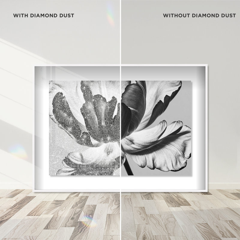 Full Bloom Framed Graphic Art, 11.5" H x 16.5" W, White Shadowbox