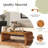 Forland Burl Wood Coffee Table-1195485272
