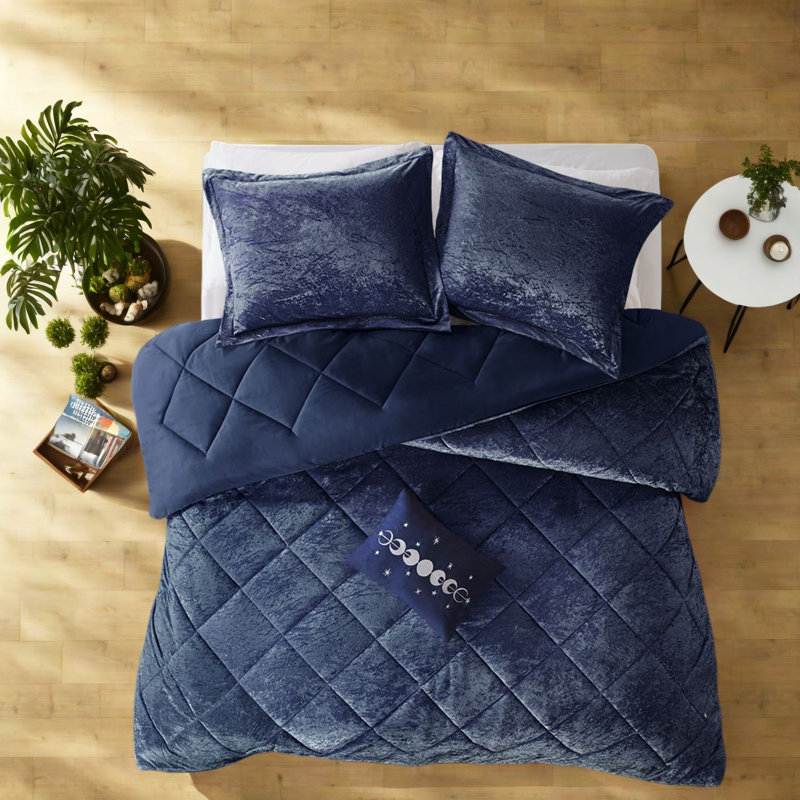 Luxurious Polyester Full Queen Bedding Sets, Modern Velvet For Home