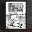 Black Framed Retro Race Toilet Humour Wall Art, Push It Real Good Funny Bathroom Print-125858837