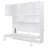Twin-size Murphy Bed with Shelves and Light-1573097249