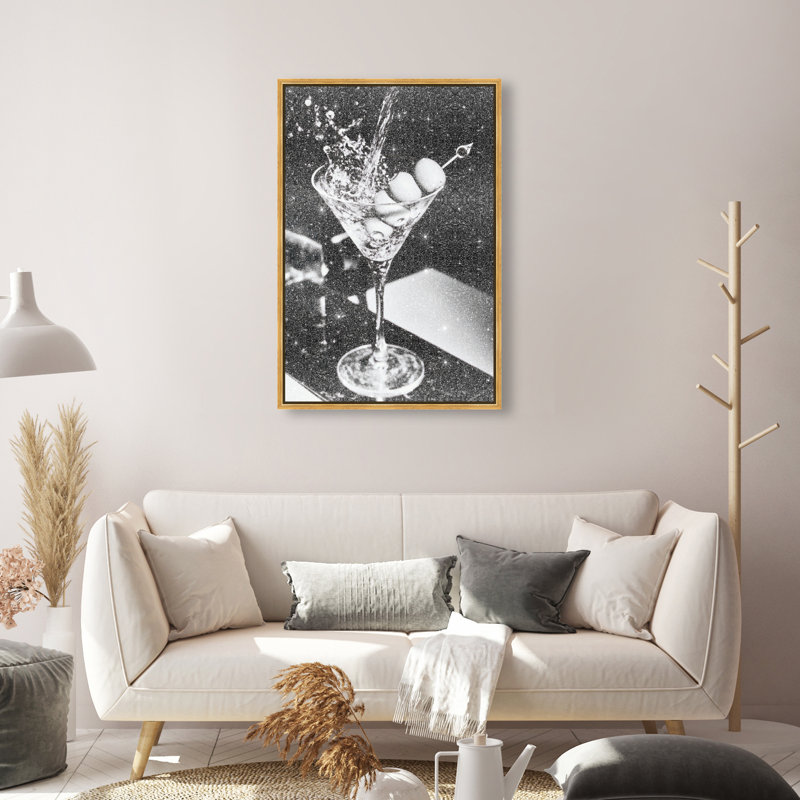 Chill Time III Print by Oliver Gal, 16"H x 11"W, Gold Floater Frame