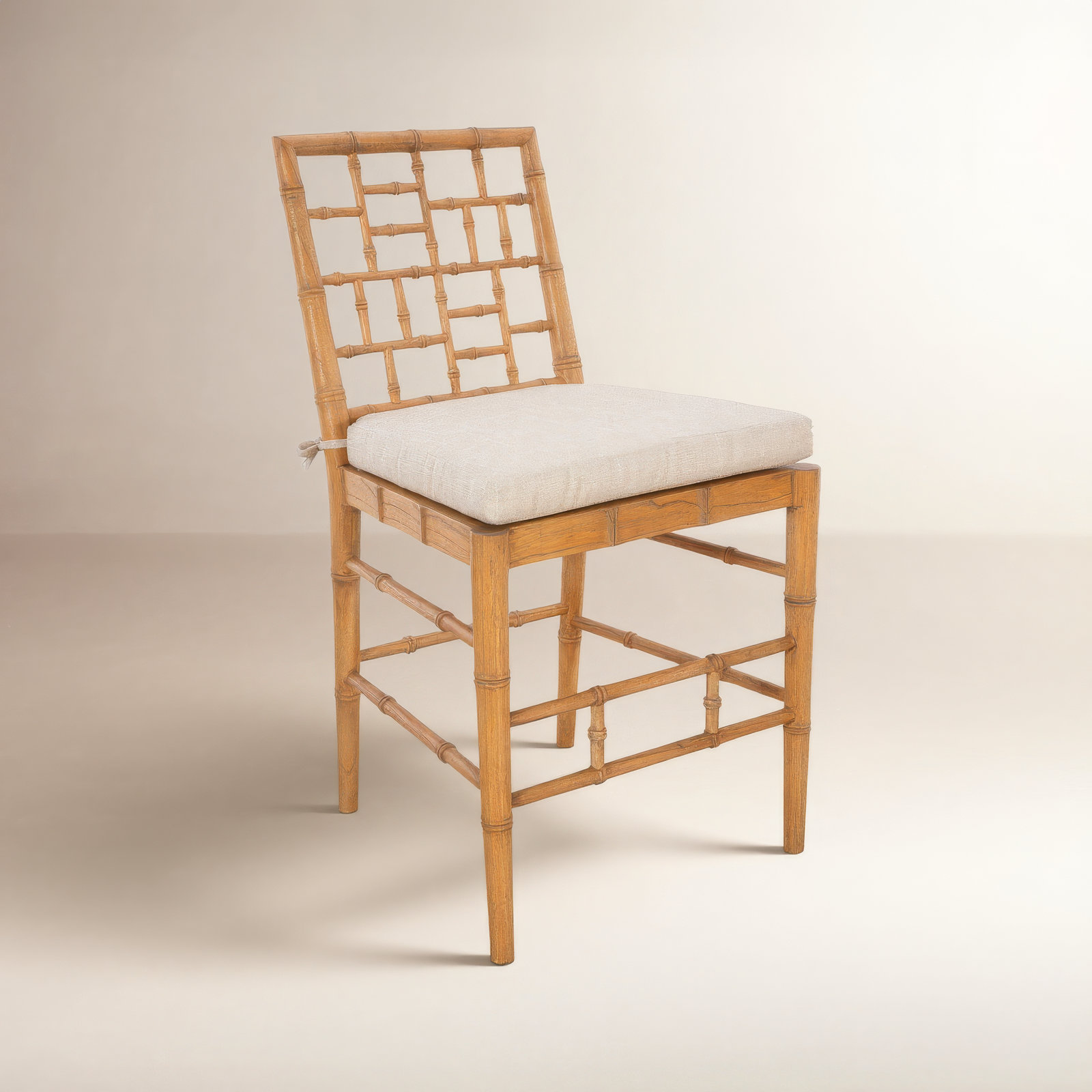 Chauntelle Bar Stool, Natural, Short Stool (22” Seat Height)