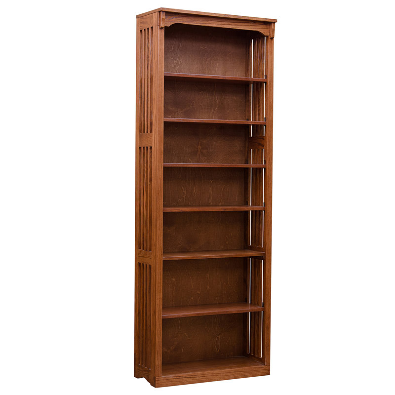 Deveraux Bookcase, Dark Oak, 84" H x 24" W x 12" D