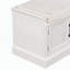 Banc de rangement avec 2 tiroirs et 2 armoires, banc à chaussures avec coussin amovible-129386026
