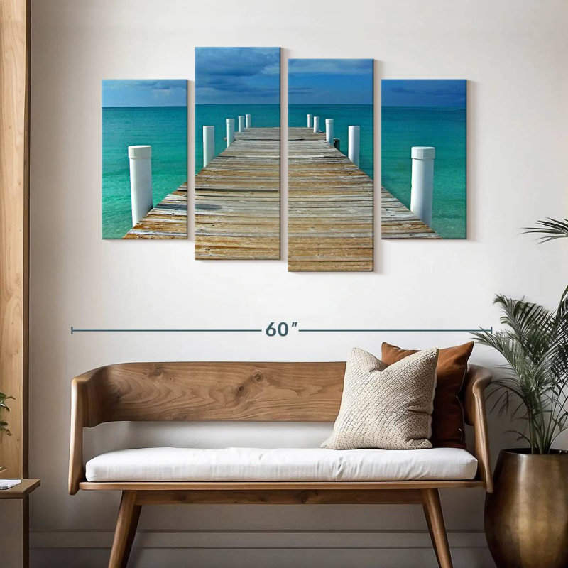 Turks Pier, H 32 po x l 52 po