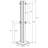 Rawlins Walnut Engineered Wood Coat Rack