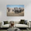 Majestic Elephant Journey Contemporary Bird Elephant Landscape Nature Wall Art Print-1461176675