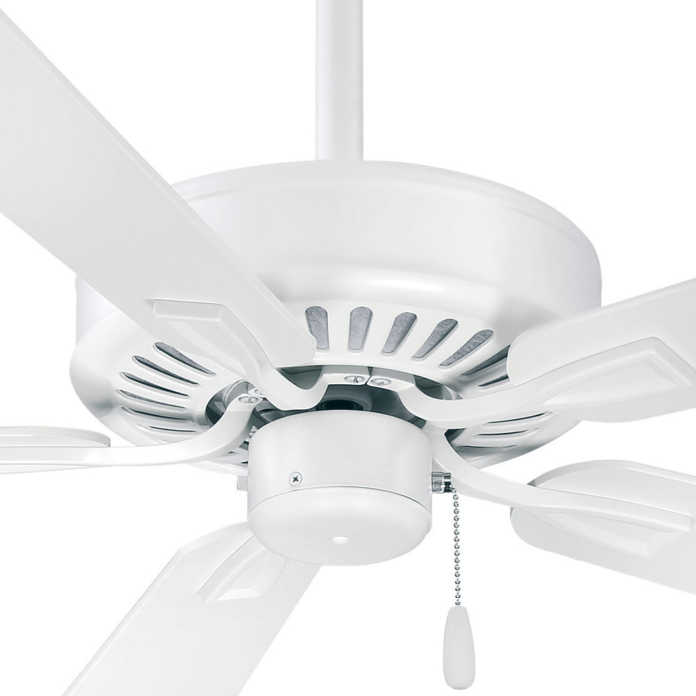Contractor 52" Ceiling Fan, Flat White