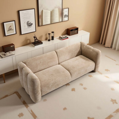 83" Fabric Seat Upholstered Sofa