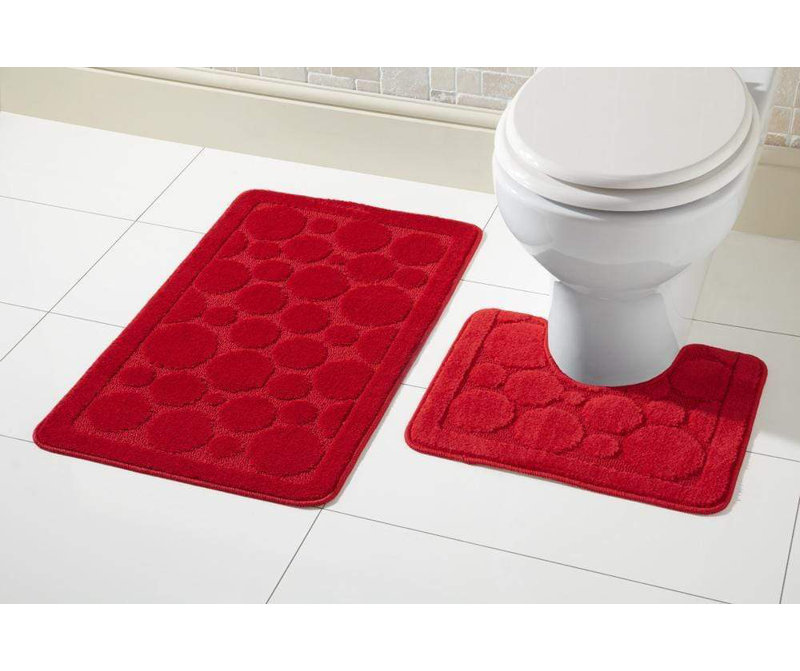 Non-Slip Bath Mat, Red