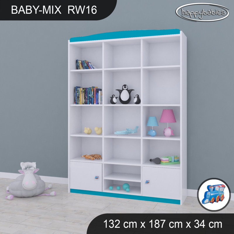 Baby Mix 187cm H X 132cm W Kids Cube, Blue