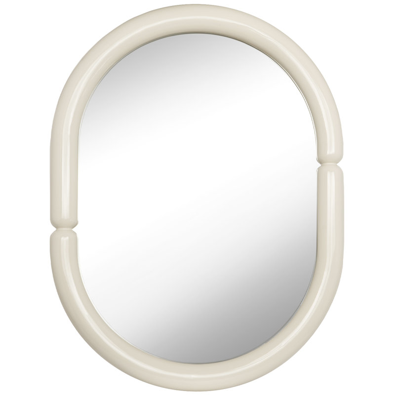 Miroir mural Lorinda, Beige