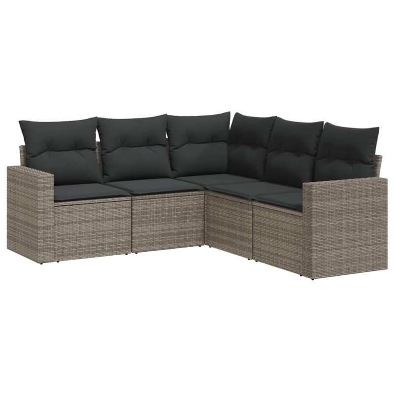 Ensemble de canapé de jardin Vidaxl PE