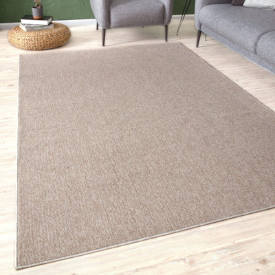 Flex Collection Solid Colour Machine Tufted Area Rug