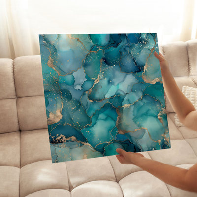 «Abstract Crystal Geode II», reproduction d'art moderne sans cadre