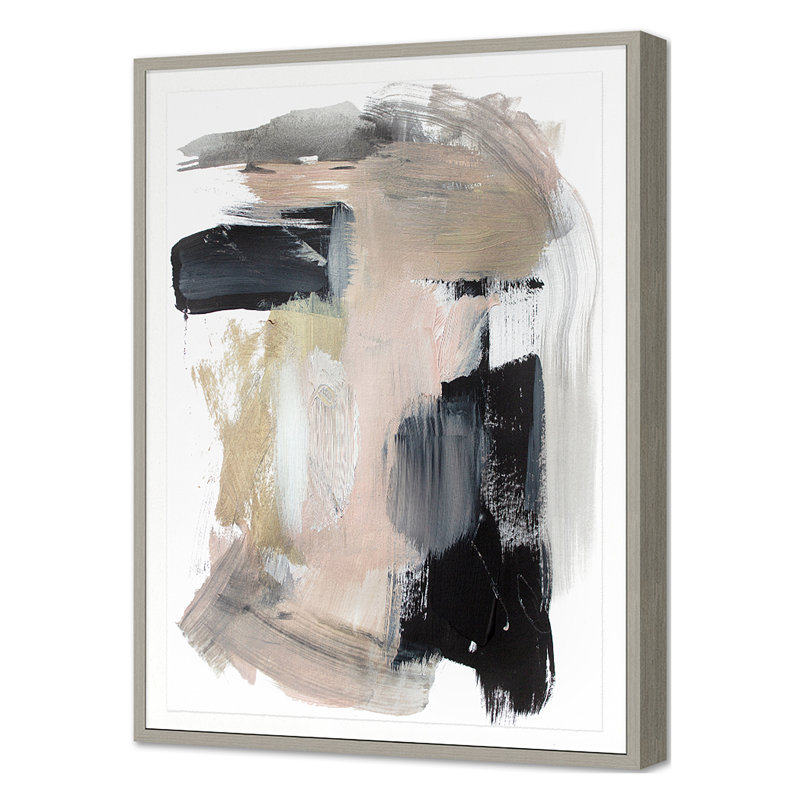 Subtle Gestures 2 Print by Bainbridge, Hope, Gray Single Picture Framed, 40'' H x 29'' W