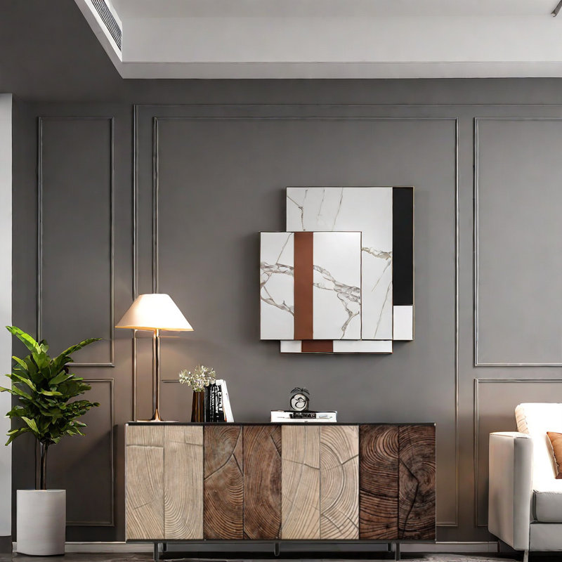 Armoire décorative Retro, H 29,5 po x l 55,1 po x P 15,7 po