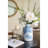 Gold Rabbit Pillar Candle Holder with Clear Glass Hurricane Shade