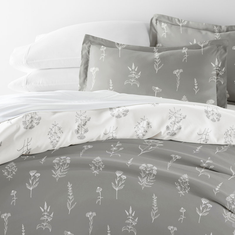 Duvet Cover Set Botany Floral Reversible , Queen
