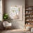 Three-Dimensional Sandstone Plant Wall With Illuminated Mural-109043687