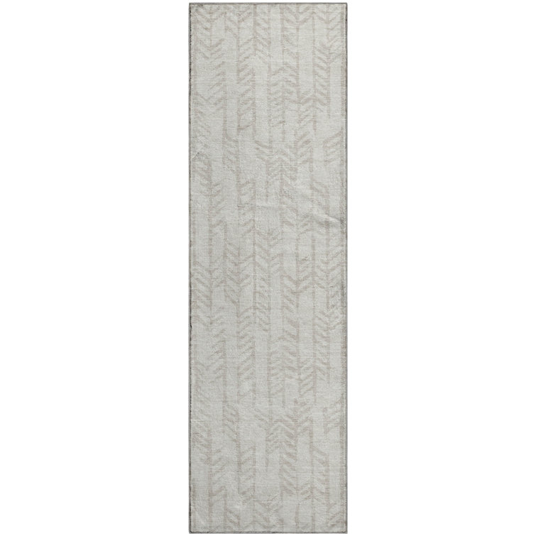Premium Machine Washable Prisco Ivory Rug