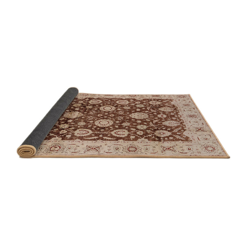 Tapis oriental beige / brun Diradur, Rond 8 pi