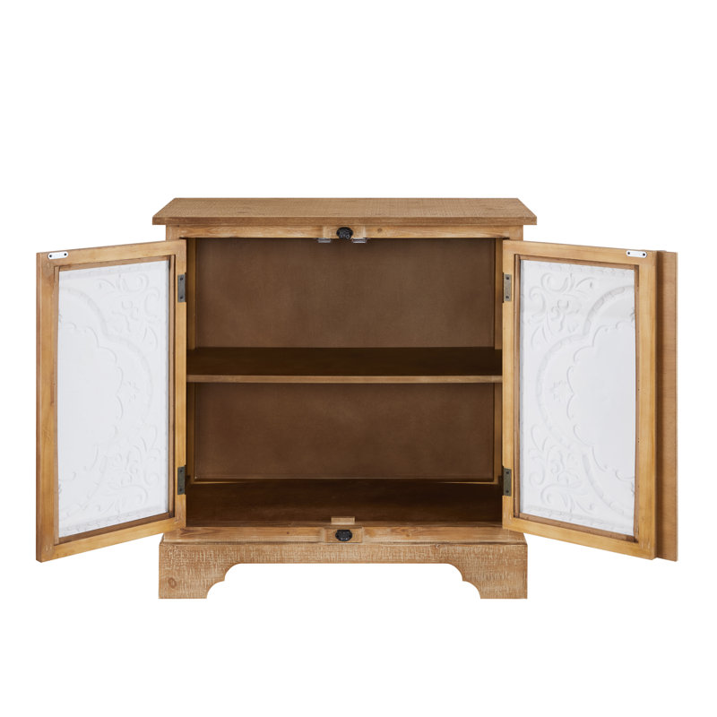 2 Door Accent Cabinet, Brown