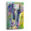 Bungalow rose «Big Blue Elephant» par Richard Wallich, art mural en verre acrylique-1484880480