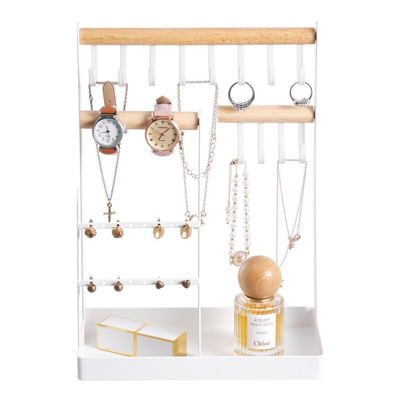 Wood Jewelry Organizer Tray + Portable