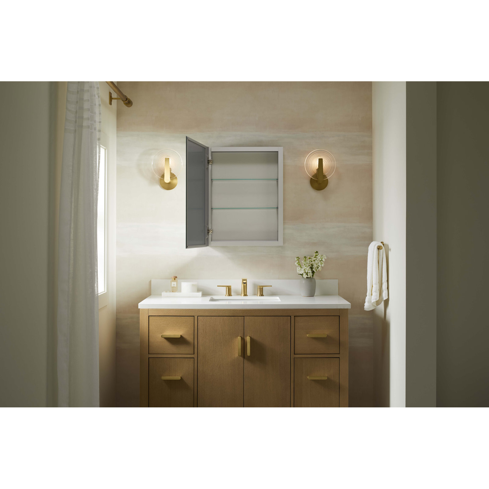 Embark Premium  Rectangular Medicine Cabinet, 26" H x 20" W x 4" D