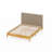 Anndi Alve Tufted Low Profile Solid Wood Platform Bed-67498988