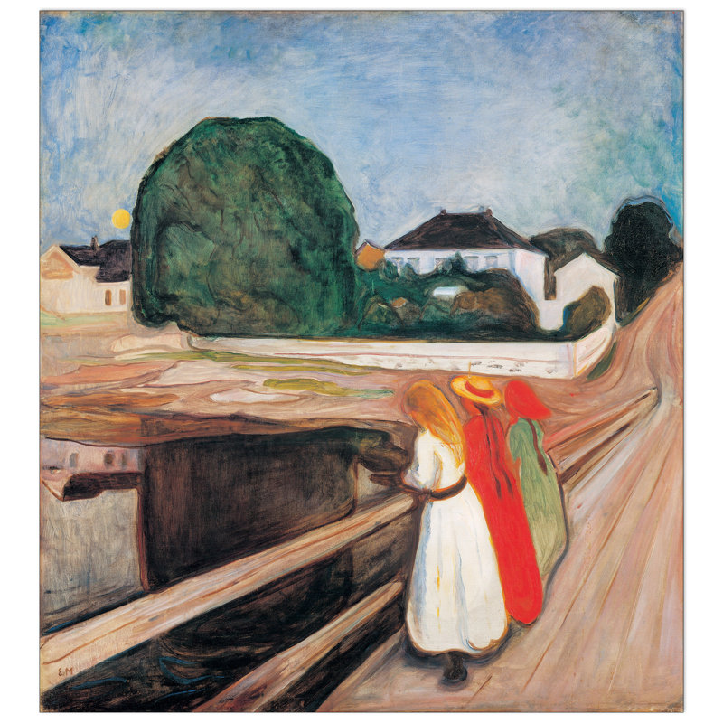 Edvard Munch - No Frame Print on Wood