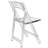 Clear Resin Folding Chair by Chivari