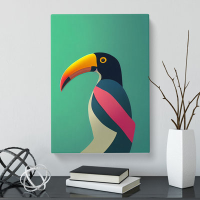 Toucan Abstract Vol.8 - Wrapped Canvas