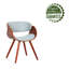 Chaise avec accoudoirs en lin Albinas-22324849
