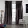 Rideau simple extra long et extra large en velours mat luxueux