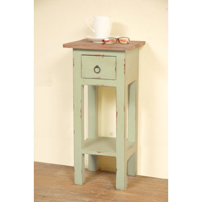 Covington Solid Wood End Table with Storage