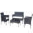 Skiley 23.5'' Wide Reversible Steel Patio Sectional with Cushions