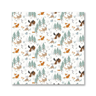 Outdoor Critters Camping 1 - Piece Quilt Set