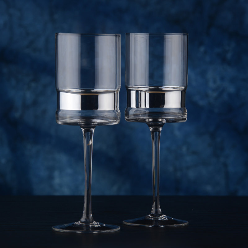 SoHo Wine Glasses, Silver