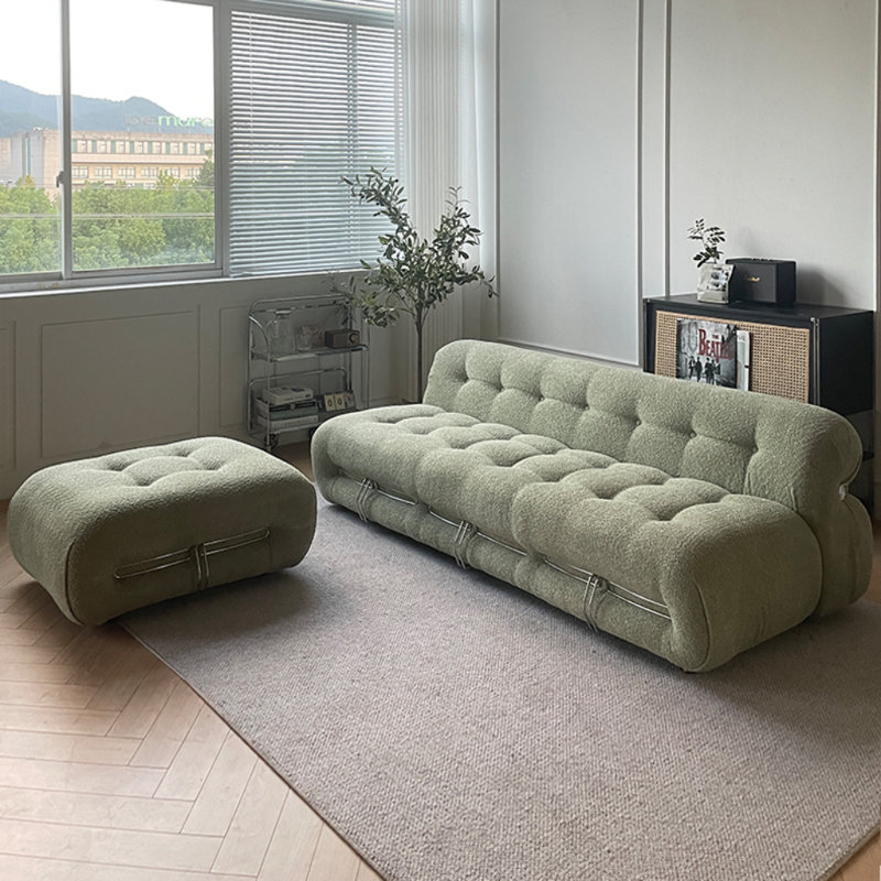 Canapé moderne de style crème simple et luxueux, Vert