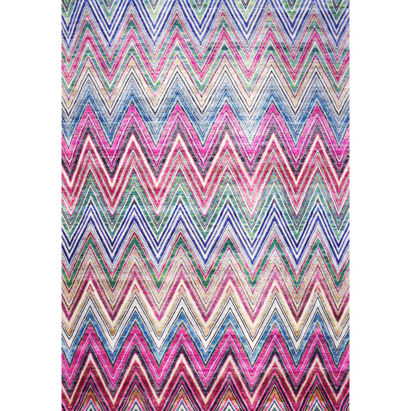 Chevron Area Rug, Rectangle 10' x 14'