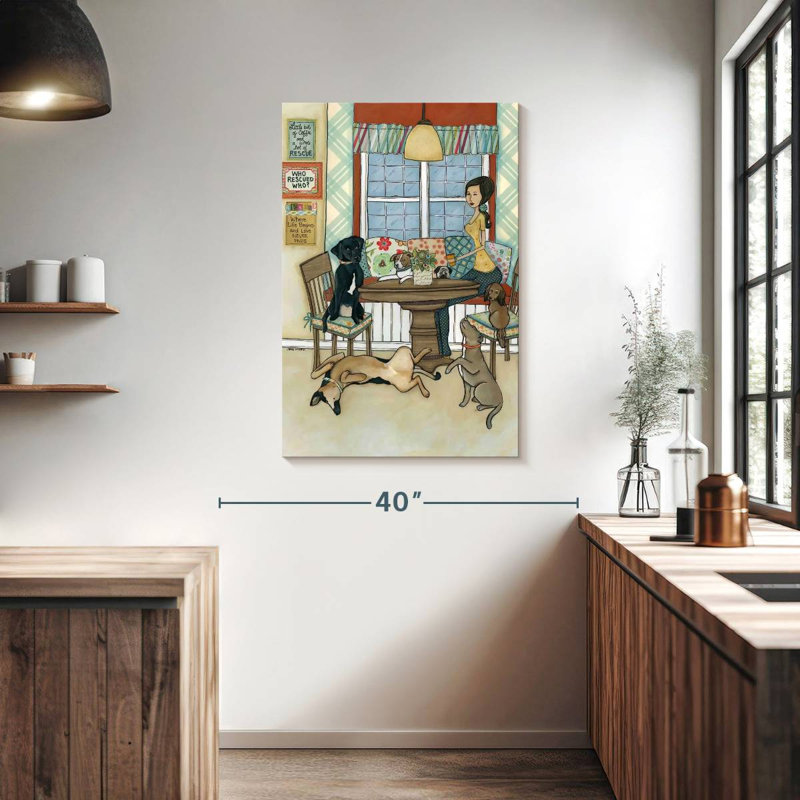 Café Brampt et sauvetages, H 39 po x l 26 po
